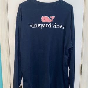 Men’s long sleeve Navy T-shirt